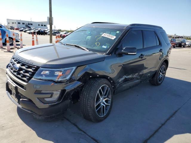 FORD EXPLORER S 2017 with VIN 1FM5K8GTXHGD85211 - Photo from auction