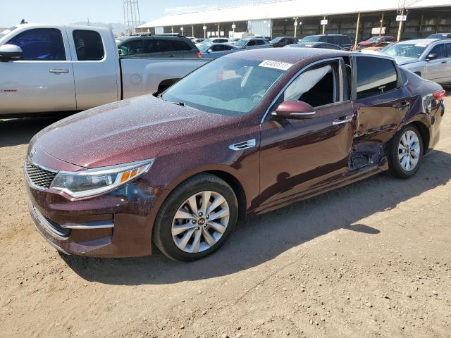 KIA OPTIMA LX 2016 with VIN 5XXGT4L35GG082805 - Photo from auction