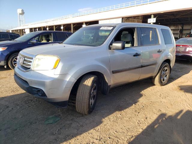 HONDA PILOT LX 2013 with VIN 5FNYF3H27DB002277 - Photo from auction