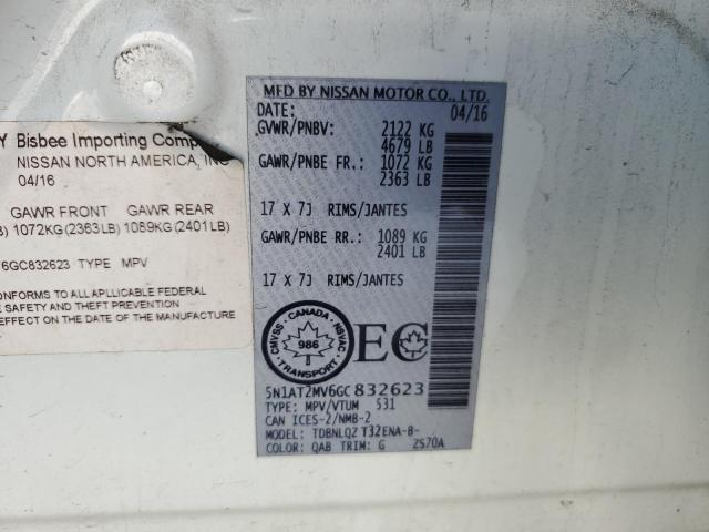 Photo 14 from auction – 2016 NISSAN ROGUE S with VIN 5N1AT2MV6GC832623