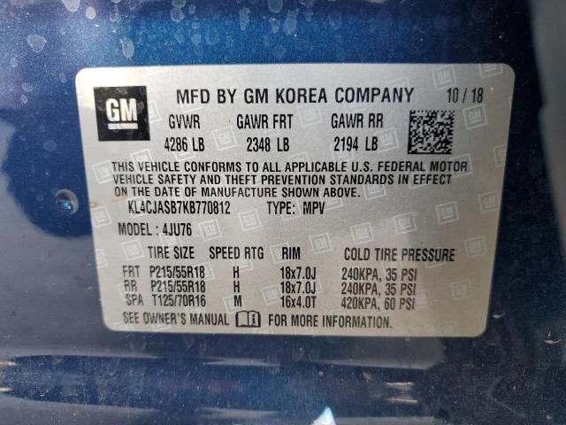 Photo 14 from auction – 2019 BUICK ENCORE PRE with VIN KL4CJASB7KB770812