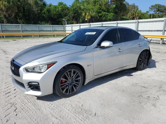 INFINITI Q50 RED SP 2017 with VIN JN1FV7AR1HM870171 - Photo from auction