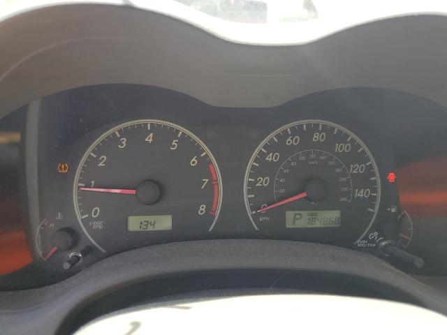 Photo 9 from auction – 2009 TOYOTA COROLLA BA with VIN JTDBL40E399079286