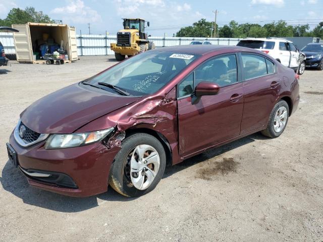 Photo 1 from auction – 2014 HONDA CIVIC LX with VIN 19XFB2F53EE025850