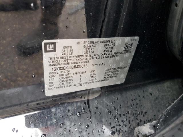 Photo 14 from auction – 2016 GMC YUKON DENA with VIN 1GKS2CKJ9GR435071