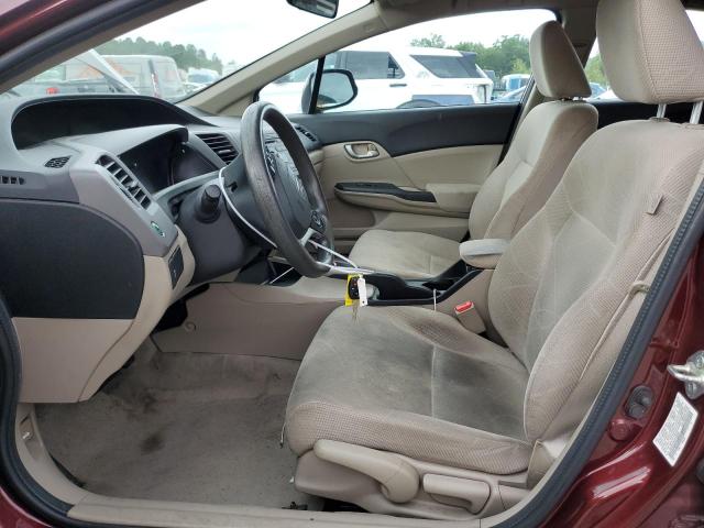 Photo 7 from auction – 2012 HONDA CIVIC LX with VIN 19XFB2F52CE365648
