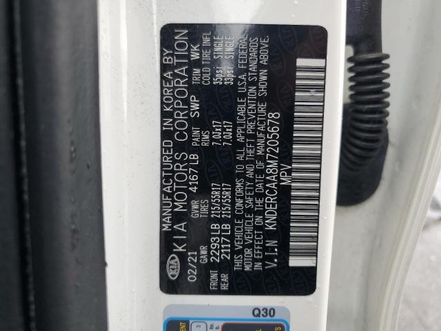 Photo 14 from auction – 2021 KIA SELTOS EX with VIN KNDERCAA8M7205678