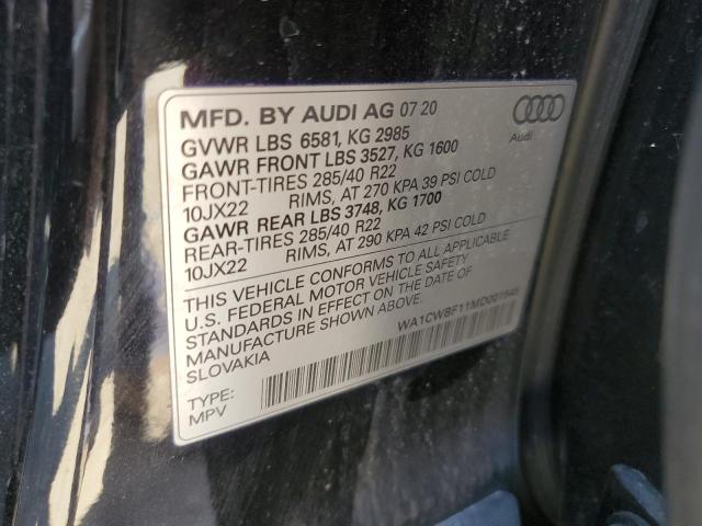 Photo 14 from auction – 2021 AUDI SQ8 PRESTI with VIN WA1CWBF11MD001545
