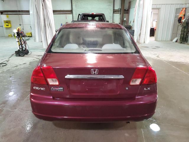 Photo 6 from auction – 2002 HONDA CIVIC LX with VIN 1HGES16552L028520