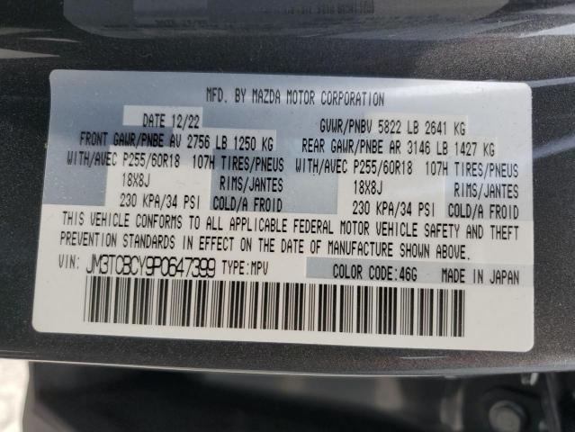 Photo 14 from auction – 2023 MAZDA CX-9 TOURI with VIN JM3TCBCY9P0647399