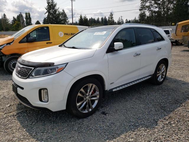 KIA SORENTO SX 2014 with VIN 5XYKWDA70EG518072 - Photo from auction