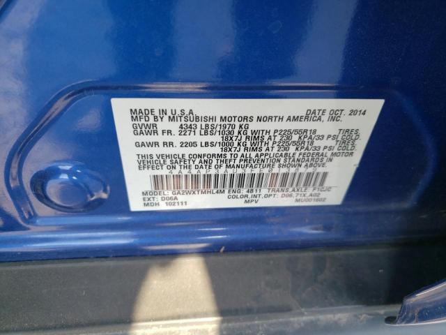 Photo 14 from auction – 2015 MITSUBISHI OUTLANDER with VIN 4A4AP3AU3FE013879