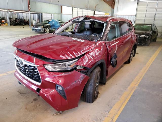 TOYOTA HIGHLANDER 2022 with VIN 5TDGZRBH7NS238587 - Photo from auction