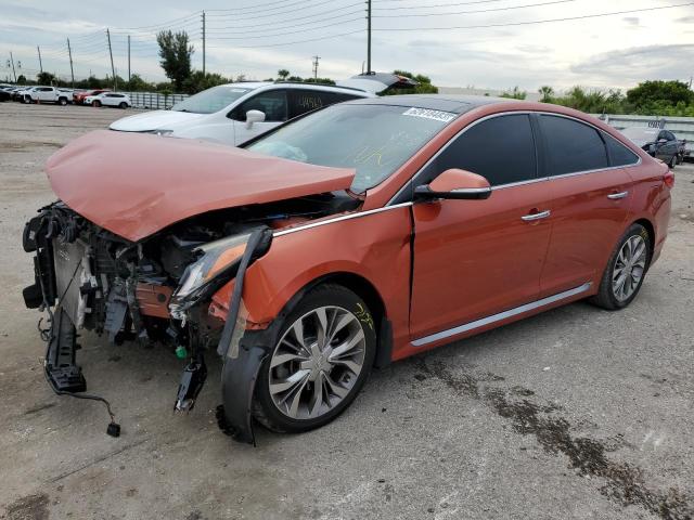 HYUNDAI SONATA SPO 2015 with VIN 5NPE34AB4FH148166 - Photo from auction