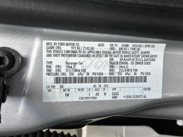 Photo 10 from auction – 2012 FORD FOCUS SE with VIN 1FAHP3F21CL247089