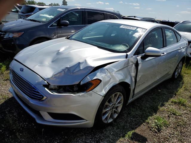 FORD FUSION SE 2017 with VIN 3FA6P0LU3HR355329 - Photo from auction