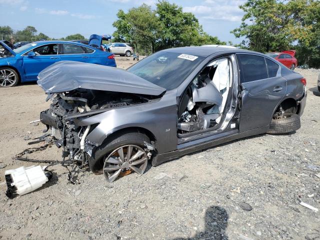 INFINITI Q50 BASE 2014 with VIN JN1BV7AR2EM683435 - Photo from auction