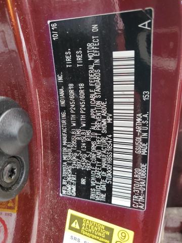 Photo 14 from auction – 2016 TOYOTA HIGHLANDER with VIN 5TDKKRFH8GS185474