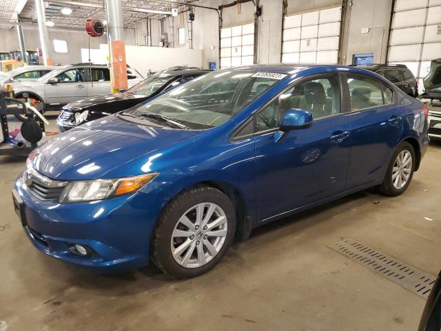 HONDA CIVIC EXL 2012 with VIN 19XFB2F91CE044543 - Photo from auction