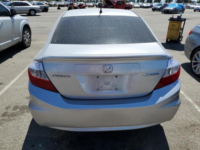 Photo 6 from auction – 2012 HONDA CIVIC HYBR with VIN JHMFB4F30CS010550