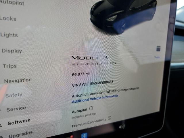 Photo 9 from auction – 2021 TESLA MODEL 3 with VIN 5YJ3E1EAXMF088665