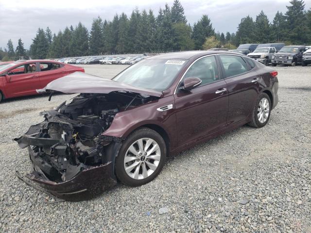 KIA OPTIMA LX 2016 with VIN 5XXGT4L38GG082362 - Photo from auction