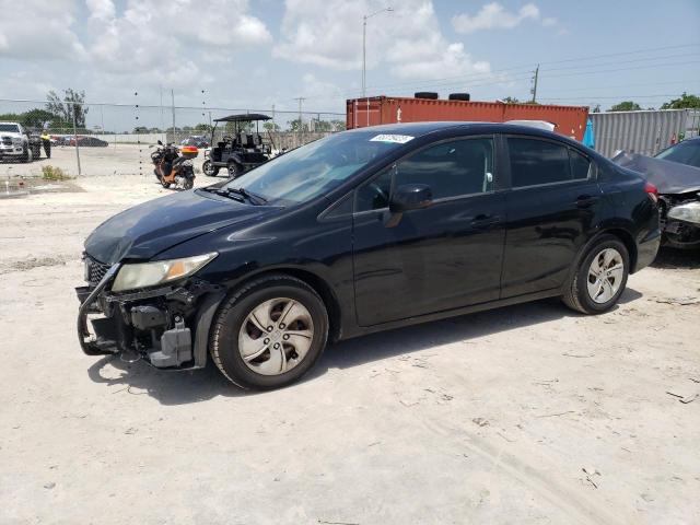 Photo 1 from auction – 2013 HONDA CIVIC LX with VIN 19XFB2F50DE082733