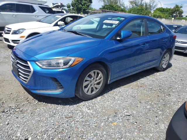 HYUNDAI ELANTRA SE 2017 with VIN 5NPD74LF7HH199812 - Photo from auction