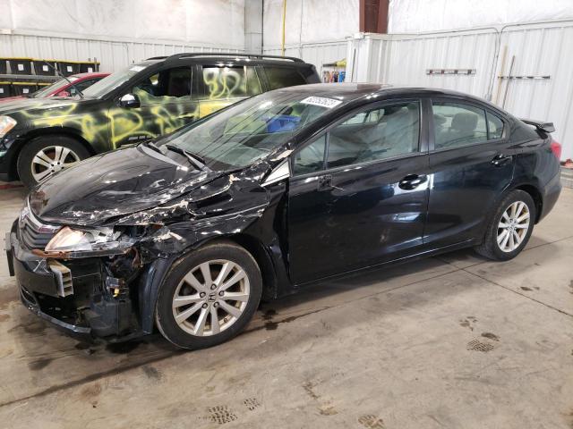 HONDA CIVIC EX 2012 with VIN 2HGFB2F81CH321950 - Photo from auction