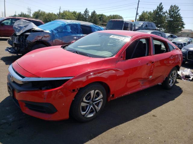 HONDA CIVIC LX 2018 with VIN 2HGFC2F55JH516336 - Photo from auction