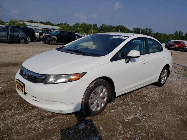 HONDA CIVIC LX 2012 z numerem VIN 2HGFB2F52CH309103 - Zdjęcie z aukcji