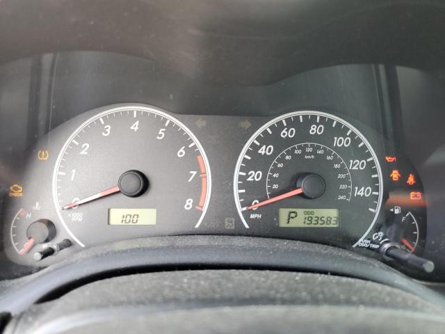 Photo 9 from auction – 2009 TOYOTA COROLLA BA with VIN 2T1BU40E49C120404