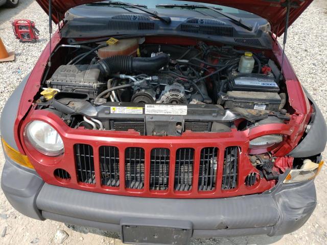 Photo 12 from auction – 2007 JEEP LIBERTY SP with VIN 1J4GL48K37W710773