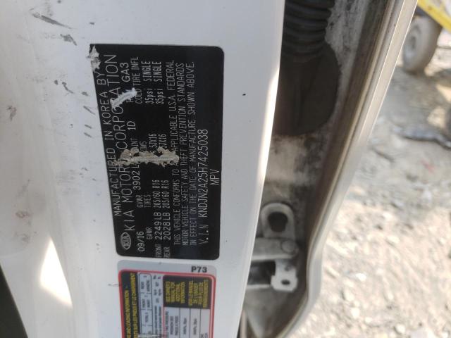 Photo 14 from auction – 2017 KIA SOUL with VIN KNDJN2A25H7425038