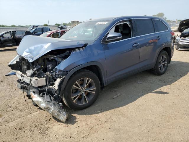 TOYOTA HIGHLANDER 2017 with VIN 5TDBZRFH2HS370780 - Photo from auction