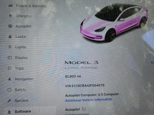 Photo 9 from auction – 2018 TESLA MODEL 3 with VIN 5YJ3E1EA4JF004075