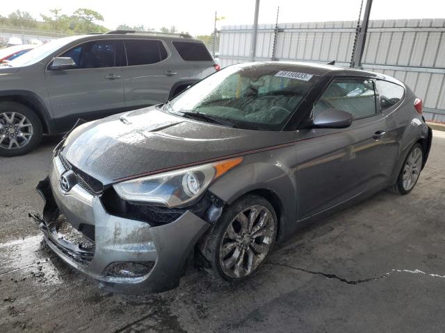 HYUNDAI VELOSTER 2013 with VIN KMHTC6AD7DU117013 - Photo from auction