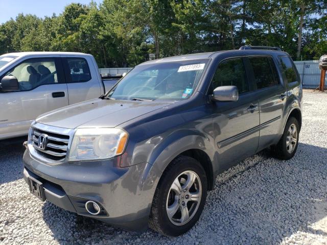 HONDA PILOT EXLN 2013 with VIN 5FNYF4H77DB042831 - Photo from auction