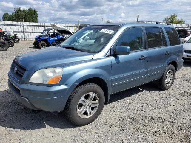 HONDA PILOT EXL 2005 with VIN 5FNYF18675B063976 - Photo from auction