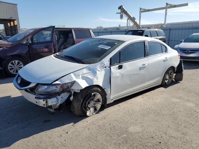 HONDA CIVIC LX 2015 with VIN 19XFB2F57FE111373 - Photo from auction
