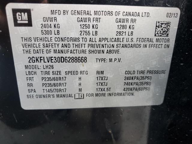 Photo 14 from auction – 2013 GMC TERRAIN SL with VIN 2GKFLVE30D6288668