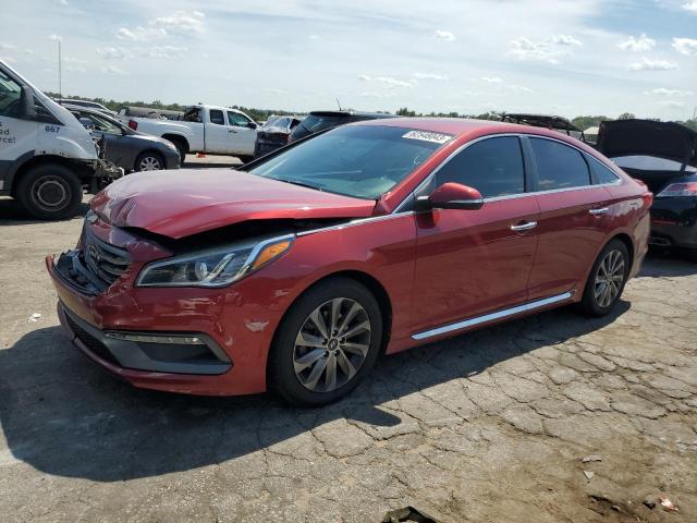 HYUNDAI SONATA SPO 2015 with VIN 5NPE34AF2FH130073 - Photo from auction