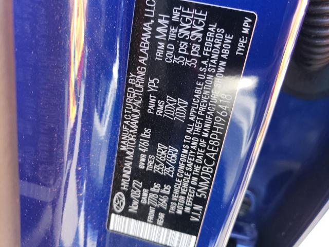 Photo 14 from auction – 2023 HYUNDAI TUCSON SEL with VIN 5NMJBCAE8PH196418