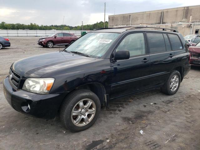 TOYOTA HIGHLANDER 2005 with VIN JTEDP21A950055808 - Photo from auction