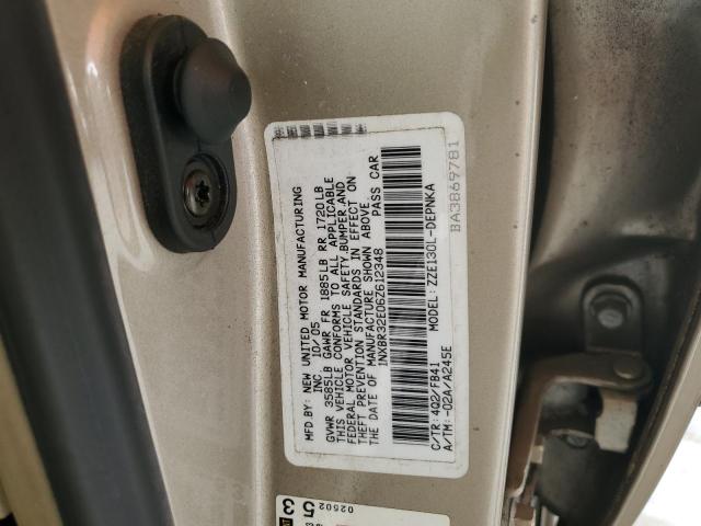 Photo 10 from auction – 2006 TOYOTA COROLLA CE with VIN 1NXBR32E06Z612348