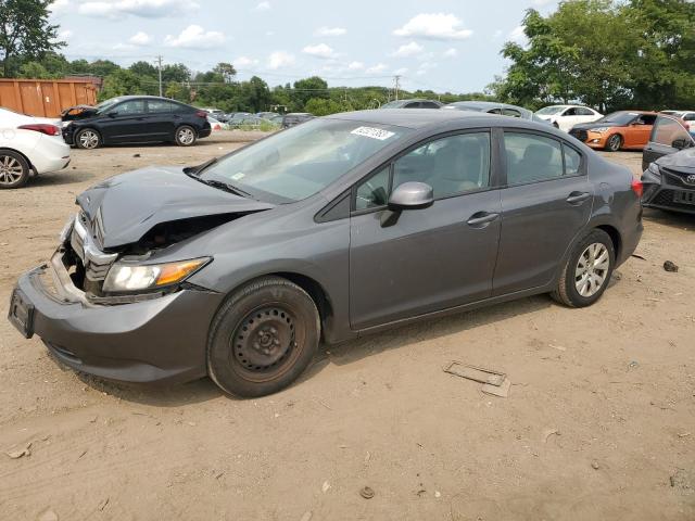 HONDA CIVIC LX 2012 with VIN 2HGFB2F59CH606756 - Photo from auction