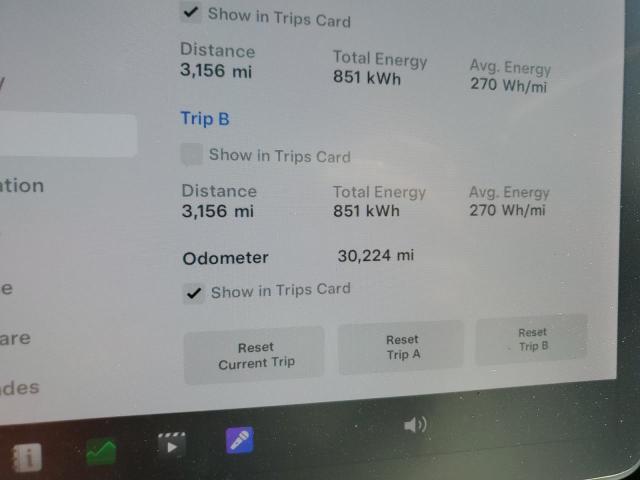 Photo 9 from auction – 2020 TESLA MODEL 3 with VIN 5YJ3E1EB3LF638957