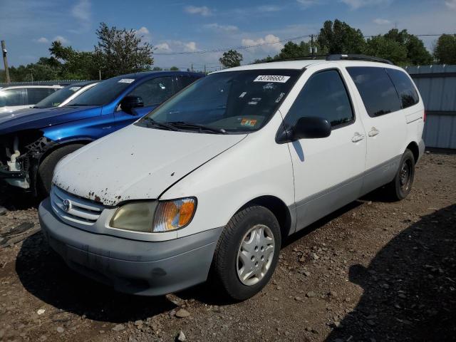 TOYOTA SIENNA 2002 with VIN 4T3ZF19C22U441541 - Photo from auction