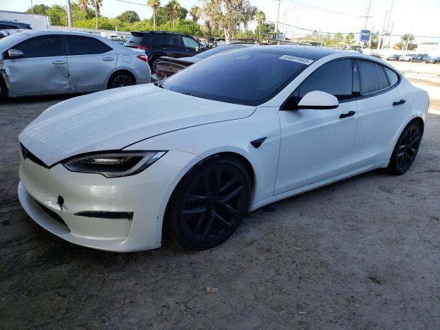 TESLA MODEL S 2021 with VIN 5YJSA1E67MF433461 - Photo from auction