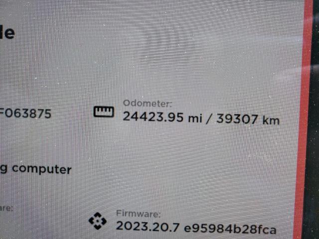 Photo 9 from auction – 2021 TESLA MODEL Y with VIN 5YJYGDEE0MF063875